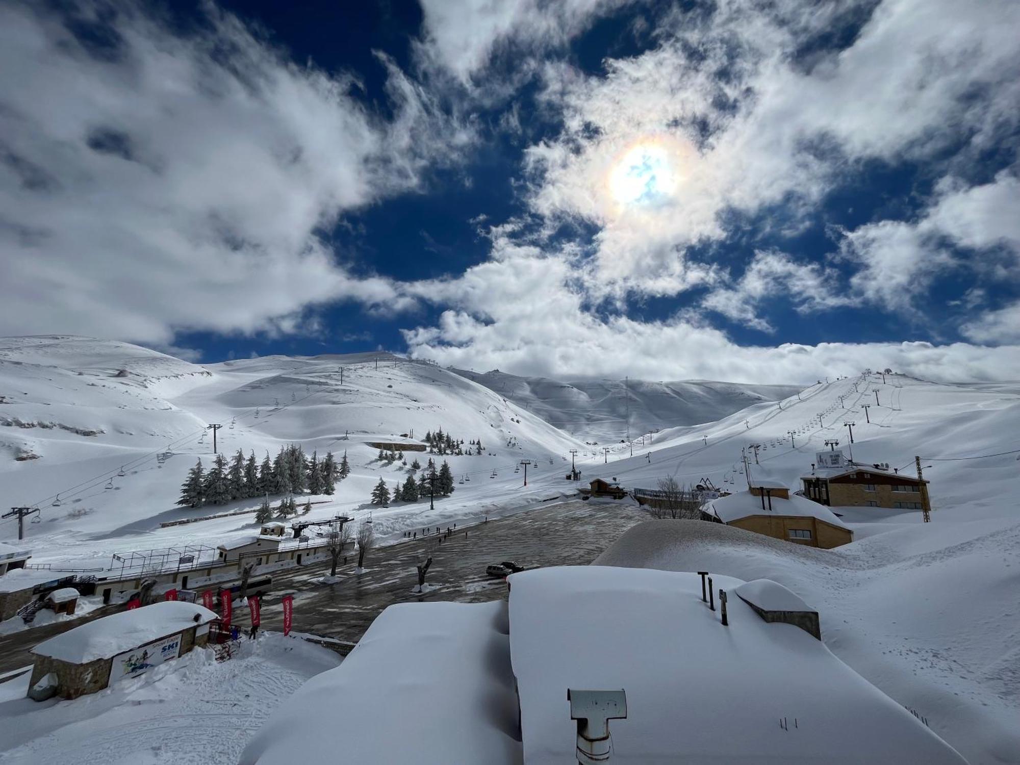 L'Escale Du Mzaar Apartment Faraya Exterior photo